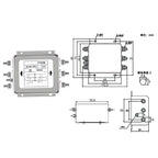 Three-phase power filter MT4B-3/6/10/20/30A-S Anti-interference EMI purifier frequency conversion noise 380v MT4B-10A-S