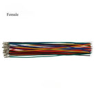 100PCS MX3.0 Male Female Terminal Single head 1007-20AWG Line Wire Tail Tinned Single Wire Harness Length 20CM
