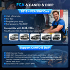 MUCAR 892BT PRO OBD2 Scanner Topology Mapping Diagnostic Tools Support J2534 CANFD DOIP Protocol 35 Resets Lifetime Free Update