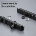 1/2/4PCS RJ45 Panel Mount Adapter Female-to-Female Ethernet Pass-Through Connector RJ45 Shielded D-Type Ethernet Bulkhead