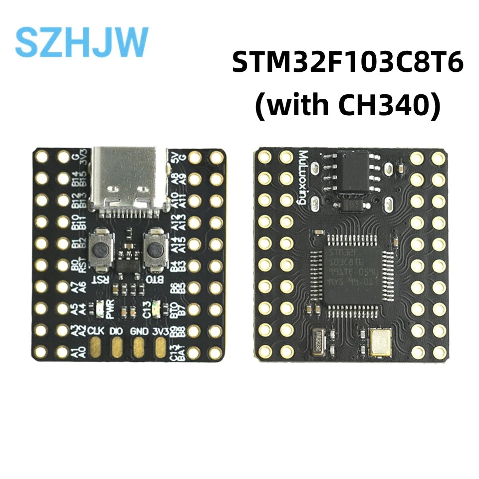STM32F103C8T6 Mini Imported Original Chip Single Chip Ch340 ARM Architecture Minimum System Board
