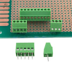 5/10pcs KF128 2.54mm Pitch Mini PCB Screw Terminal Block 2P-16P for Arduino Raspberry Pi