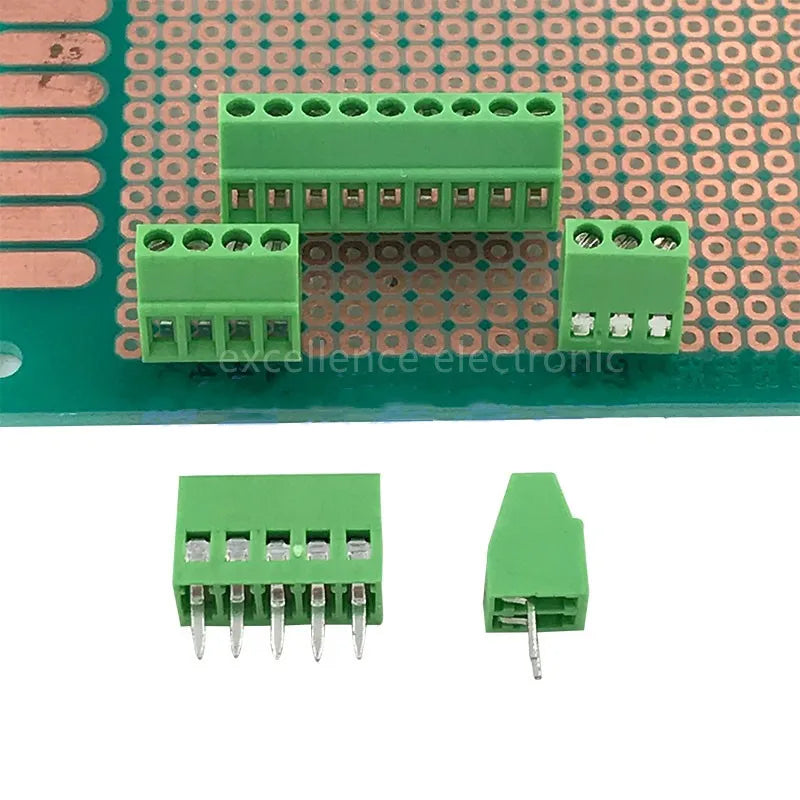 5/10pcs KF128 2.54mm Pitch Mini PCB Screw Terminal Block 2P-16P for Arduino Raspberry Pi