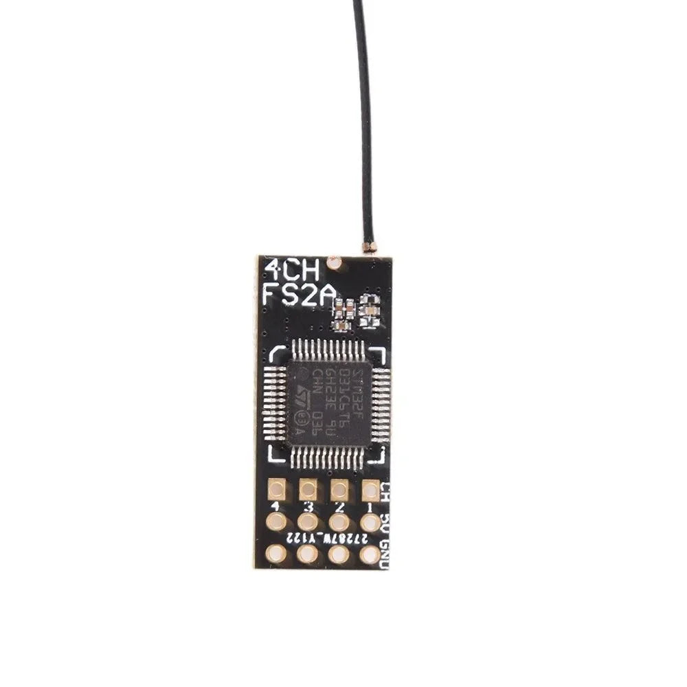 1/2/4PCS FS2A 4CH AFHDS 2A Mini Compatible Receiver PWM Output for Flysky I6 I6X I6S / FS-I6 FS-I6X FS-I6S Transmitter