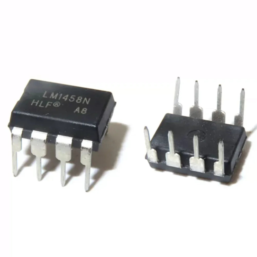 10PCS LM1458N Dual Op Amp Chip IC LM1458 DIP8