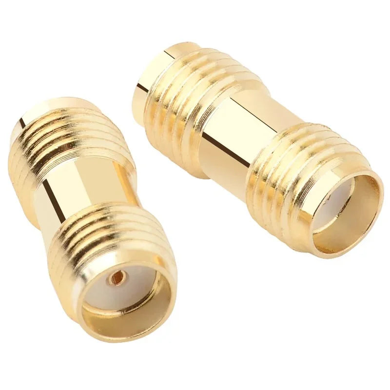 5/20PCS SMA Coupler Adapter SMA Female To RP-SMA Female RF Connector Converter Antenna Radio Male To Female