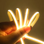 5mm 8mm PCB Free Cut COB LED Strip 12V 24V Tape Light 400 Leds Flexible 3000k 6000k 4000k 0.5m 2m 5m 10m 20m Linear Lighting