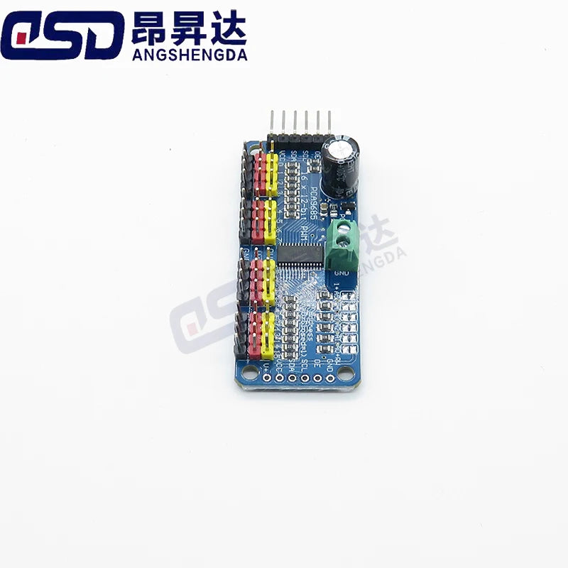 PCA9685 Robot Controller IIC Interface 16 Channel 12-Bit PWM Servo Motor Driver Board for Arduino Robot/ Raspberry Pi
