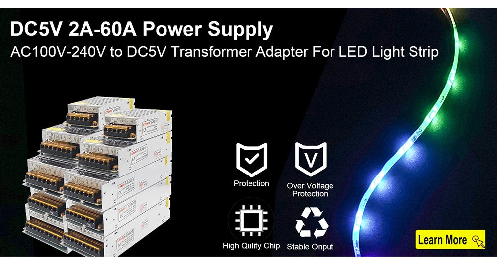 SK6812 RGBW (Similar WS2812B) Led Strip Light 4 in 1 30/60/144Leds/Pixels/m Individual Addressable Led Tape IP30/IP65/IP67 DC5V