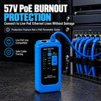 Network Cable Tracer Tester RJ45 RJ11 Digital Wire Finder LAN Telephone Line Locator CAT5 CAT6 PoE Burnout Protection