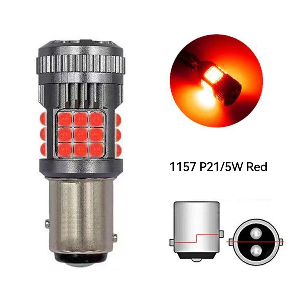 Car LED 1156/1157/T20 Signal Lights Headlight Bulbs Turn Lamp Running Light Bright 3030 36smd PY21W Anti Flicker Brake Lamp