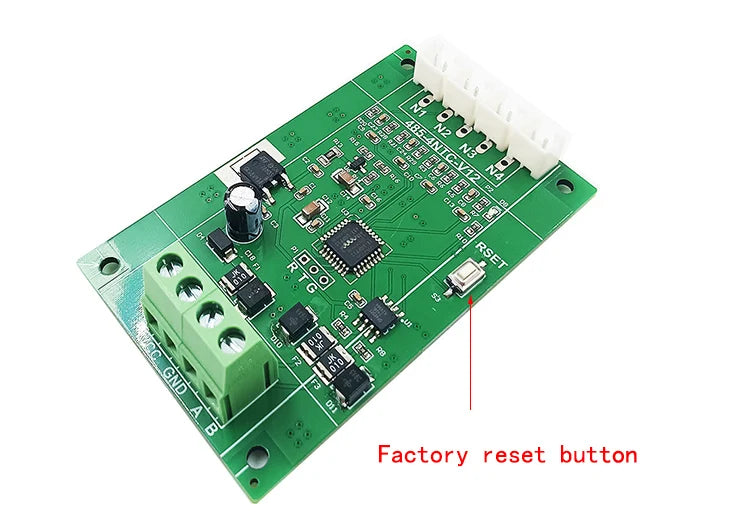 4-Channel NTC Transmitter 10K Thermistor To RS485 Modbus RTU Communication