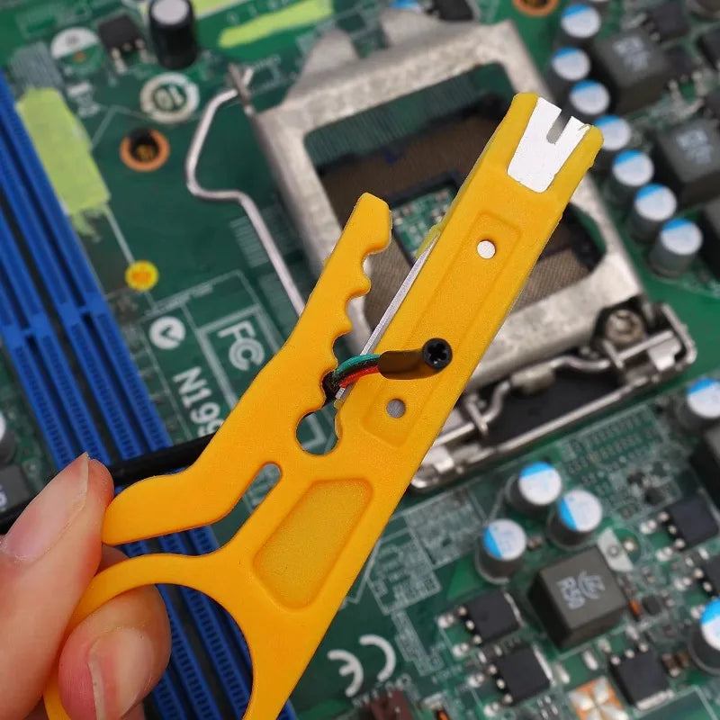Network Wire Stripper Mini Cable Stripper Tools for RJ45 CAT5 CAT6 Data Lines Wire Knife Crimper Pliers Electricians Hand Tools
