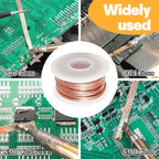 3pcs 1.5M Width 1.0mm 2.0mm 3.0mm 4.0mm  Welding Wires Desoldering Braid Solder Remover Wick Wire Cord Flux BGA Repair Tool