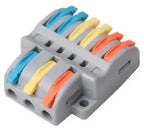 Multi-in Multi-out Quick Wire Connectors Universal Parallel Cable Splitter Splicing Electrical Wiring Terminal Block