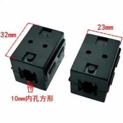 5MM 6.5MM 8MM 10MM 13MM 15MM Inner Bore EMI Filter Ferrite Bead Clip Cable Wire Noise Cancel Ferrite Ring Black/Grey