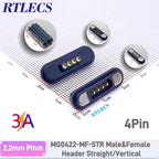 RTLECS Magnetic Connector RC Car Drone JST JR 24V 3A DC Power Battery Charger SM Led Strip Blind Connect USB Cable 2/3/4 Pin