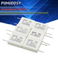 100PCS BPR56 5W 0.1 0.15 0.22 0.25 0.33 0.5 ohm Non-inductive Ceramic Cement Resistor 0.1R 0.15R 0.22R 0.25R 0.33R 0.5R