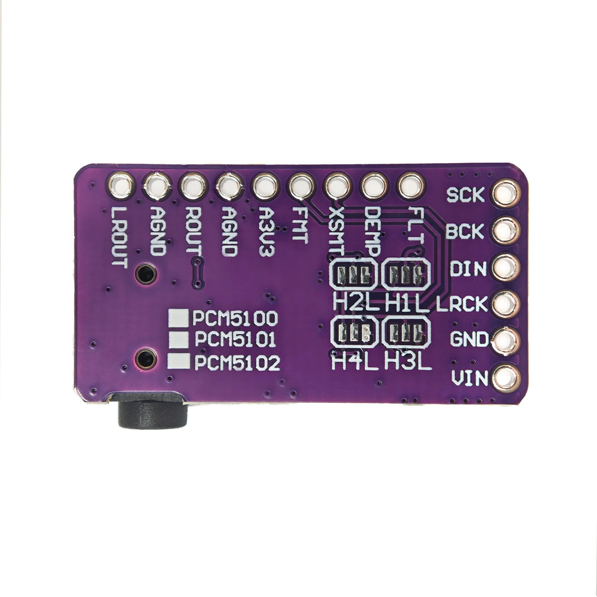 Interface I2S PCM5102A DAC Decoder GY-PCM5102 I2S Player Module For Raspberry Pi pHAT Format Board Digital PCM5102 Audio Board