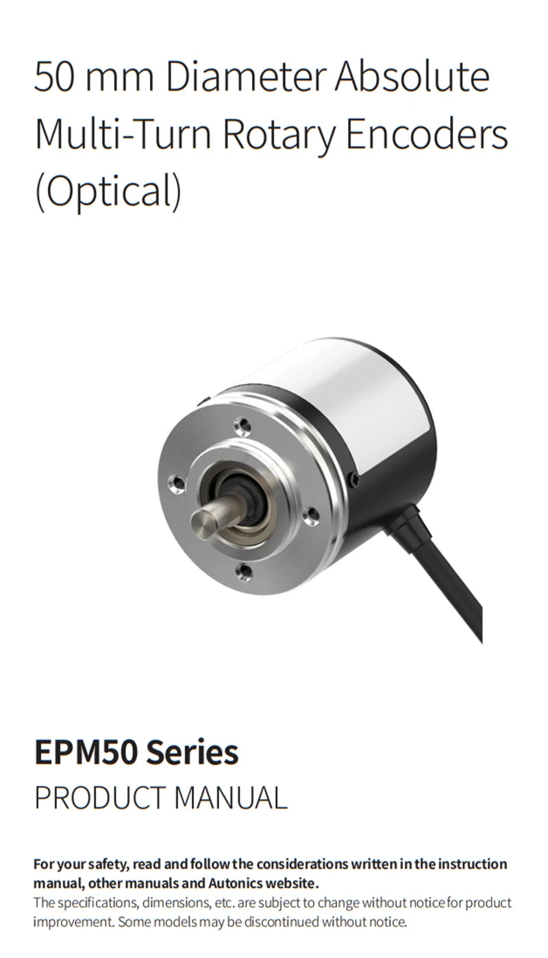 Authentic New Autonics EPM50S8-1013-B-S-24 EPM50S8-1013-B-PN-24 High Quality Absolute Rotational Encoder