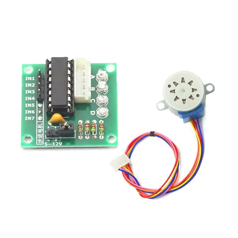 1PCS 28BYJ4 Stepper Motor ULN2003 Driver Board 4-Phase 5-Wire 5V Stepper Motor Deceleration Motor Module PIC MCU DIY