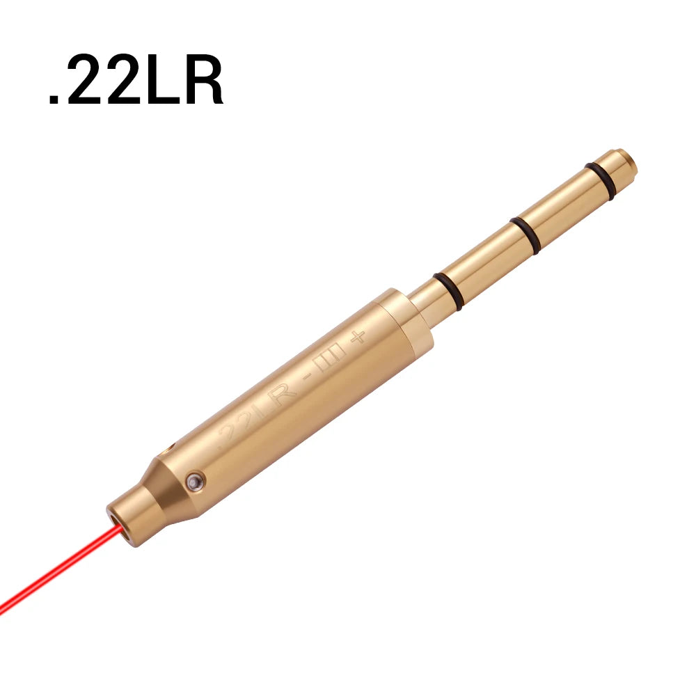 Laser Bore Sighter .22LR .177 .223Rem 9mm/.38spl 300WIN .30-06 8X57JS Barrel for Pistol Rifle Airsoft Cartridge Collimator