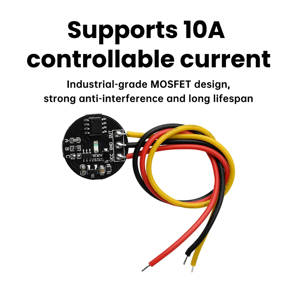 DC 3-24V Momentary/Latching Touch Sensor Switch Module JR223B Induction Capacitive Switch SI4164 MOSFET Led Light POWER Control