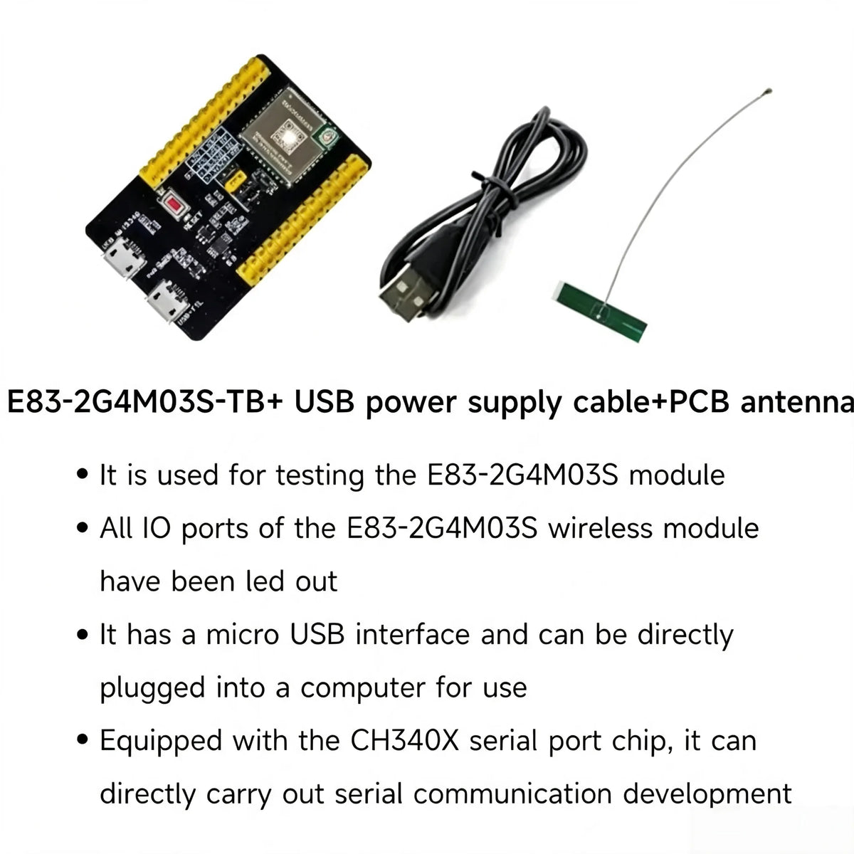 E73-2G4M08S1C/CX  E73-2G4M08S1E/EX E83-2G4M03S EBYTE E73 Series Wireless BLE Module BLE4.0/5.1/5.1 nRF52840 nRF52833 nRF5340