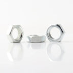 Hex Nut M8 M10 M12 M14 M16 Galvanized Carbon Steel Fine Thread Hexagon Nut Thin Nut Lighting Nut Pitch 0.75/1/1.25/1.5mm