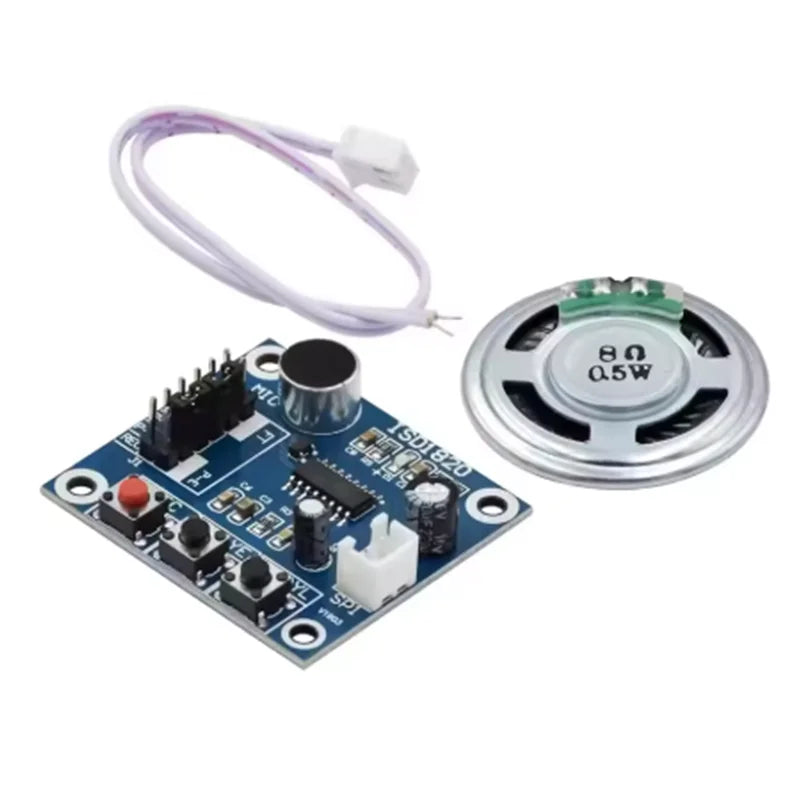 1-10pcs ISD1820 Voice Recording Recorder Module With Mic Sound Audio Loudspeaker Microphones