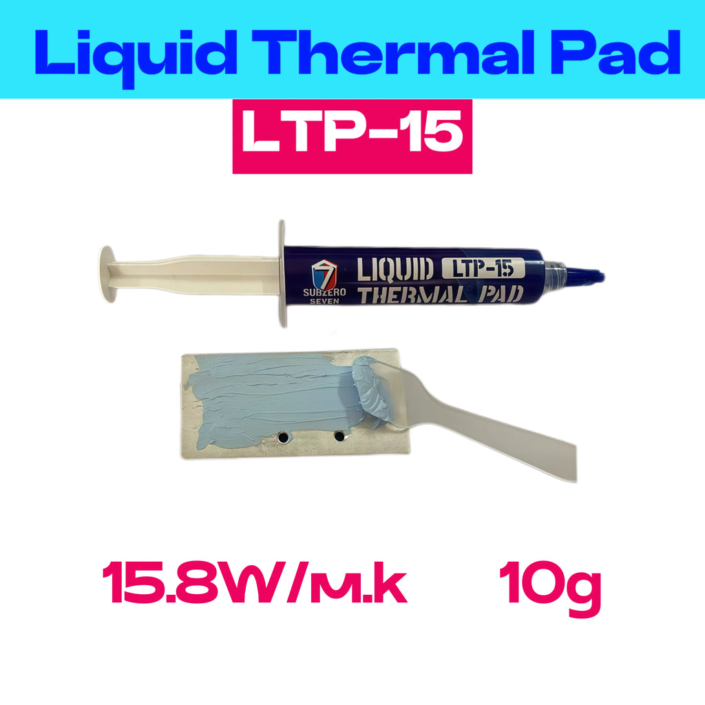 LTP-15 Liquid Thermal Pad 10g 20g 30g 50g 100g Blue 15.8W/mk Thermal Compound for CPU GPU Laptop PS5 Smartphone OEM Thermal Gel