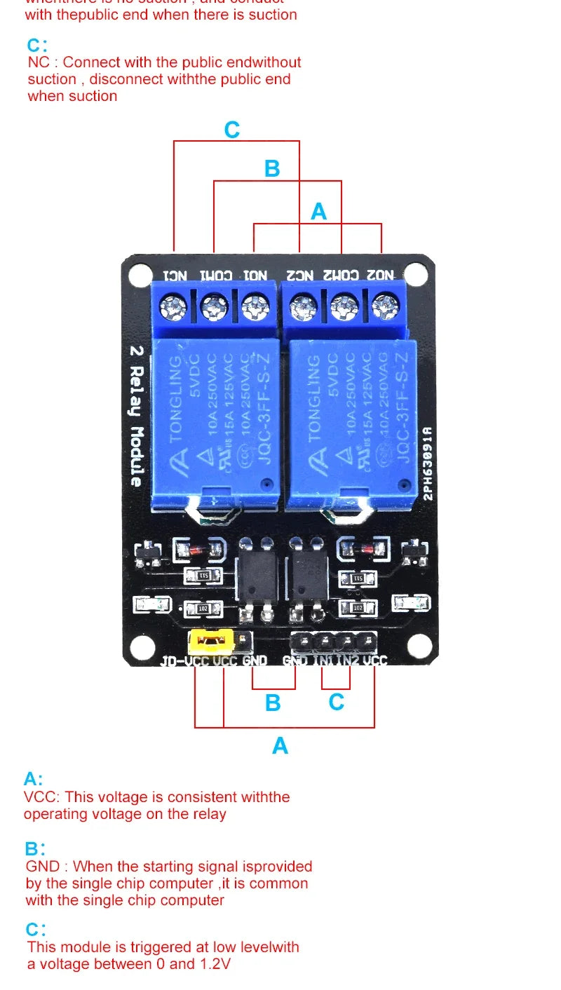 5v 12v 1 2 4 6 8 way relay module for arduino 1 2 4 6 8 channel relay module with optocoupler Relay Output In stock