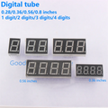 0.56 0.28 0.36 0.4 0.8 inches digital tube LED display 7 segment 1bit 2bit 3bit 4bit tube red universal cathode anode number