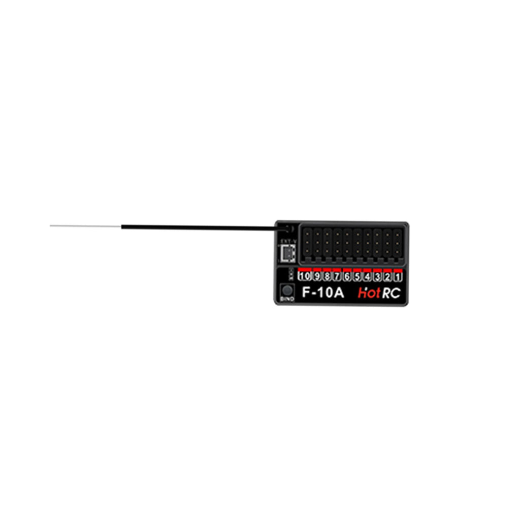 Hotrc  HT-10A/HT-8A HT10A 2.4Ghz 10CH/ 8CH  Remote Controller F-10A Receiver For RC Airaft Vehicle Boat Drone Accessories Parts