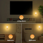 Night Light Motion Sensor With LED Light EU/US Plug Lamps Children'S Night Light Wireless Night Lamp For Bedside Table Bedroom