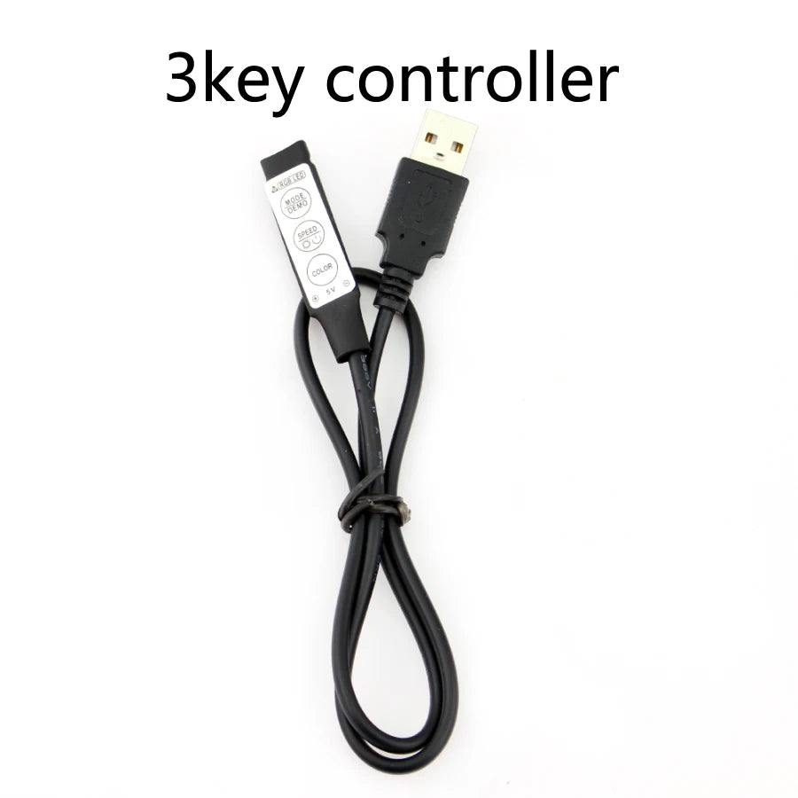 DC 5V USB LED Strip Light RGB Single Color Controller IR Bluetooth Remoter RF Wireless Remoter Control For LED Strip Light