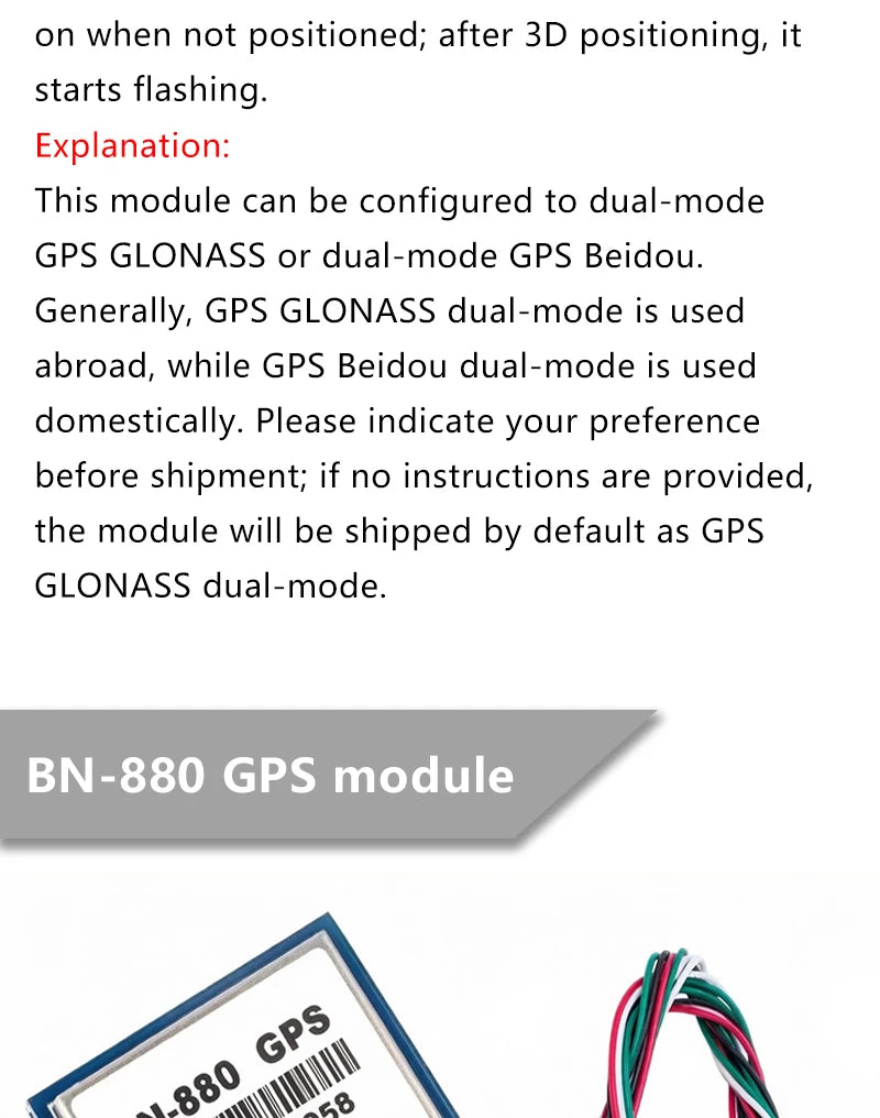 BN‑180 BN‑220 BN‑880Q GPS Module GNSS Receiver Module GPS GLONASS BDS Dual Mode Positioning Module PPS Timing