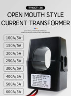 3PCS Split Core Current Transformer KCT-36 Current Sensor 100A 200A 250A 300A 400A 500A 600A Mini Current Transformer CTs