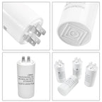 CBB60 Capacitor 450VAC Double Insert 50/60hz Electric Replacement Start Run Capacitor For Air Compressor Water Pump Motor