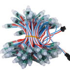 2026 50pcs WS2811 2811 IC RGB Full Color 12mm Pixels Digital Addressable 5V Dream Color LED Pixels Module IP68 Waterproof Light