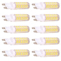 1- 10PCS Super Bright G9 LED Light Bulb 6W 9W 12W 15W 220V Lamp Constant Power Light LED Lighting G9 2835 SMD Bulbs