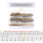 1/8W 1/4W 1/2W 1W 2W 3W 5W  5% 0 Ohm-10m ohm Carbon Film Resistor Assorted Kit With box 1K 2K 5.1K 10K 47K 100K 220K 470K 3M 10M