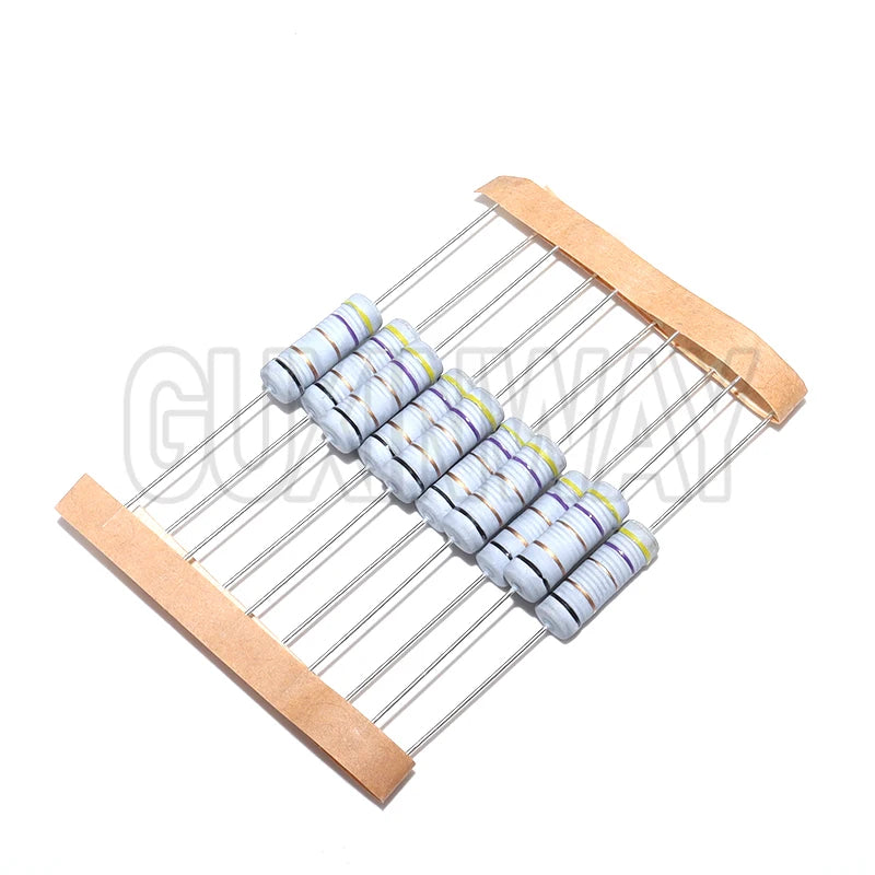 10pcs 3W 5% Wire Wound Resistor Fuse Winding Resistance 0.1R 0.1 0.15 0.22 0.33 0.47 0.5 1 2.2 4.7 6.8 10 22 33 47 51 68 100 ohm