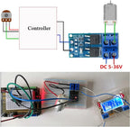 5 Pcs. DC 5V-36V 15A(Max 30A) 400W Dual High-Power MOSFET Trigger Switch Drive Module 0-20KHz PWM Adjustment Electronic Switch