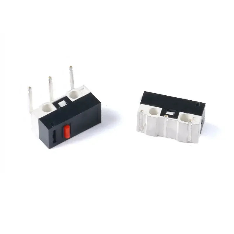 10Pcs Mini Micro Limit Switch NO NC 3 Pins PCB Terminals SPDT 1A 125V Roller Arc Lever Snap Action Push Microswitches