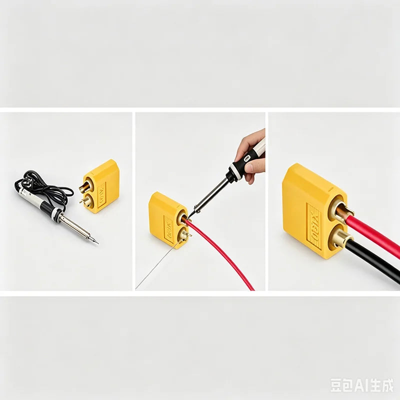 XT Series XT30U XT60 XT90 Connector Plug Bullet Welding Terminal Suit for RC Lithium Polymer Battery Model Aircraft Accessories