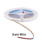3MM 5MM 8MM Width DC 5V LED Strip 2835 120LEDs/m 1 LED Per Cut Flexible Tape IP20 Not Waterproof Warm Natural Cool White 1M-5M