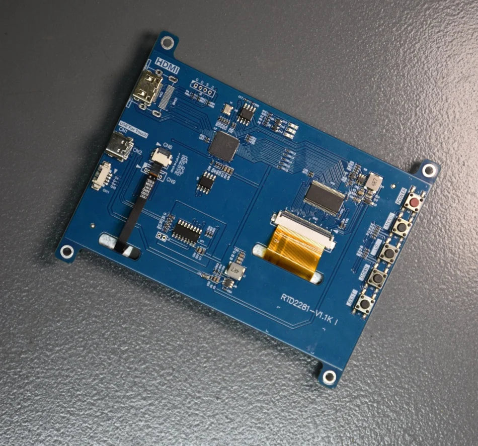 5 Inch IPS LCD HDMI 800 x 480 Capacitive Touch Screen LCD Display, Suitable For Sony PS4/Raspberry Pi/PC