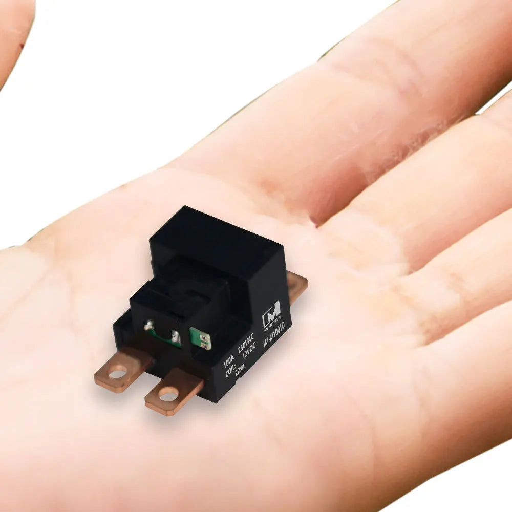 IM-M1001D 80A 250VAC Coil 12VDC Two Phase Magnetic Immune 500mT Latching Relay