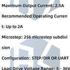 5.5v-28v TMC2130 TMC2209 compatible stepper motor silent driver module 256 subdivision replaces TMC2208 A4988